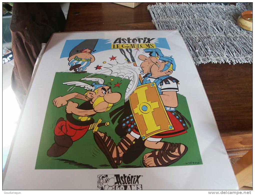 ASTERIX POSTER 40 ANS D'ASTERIX - Asterix