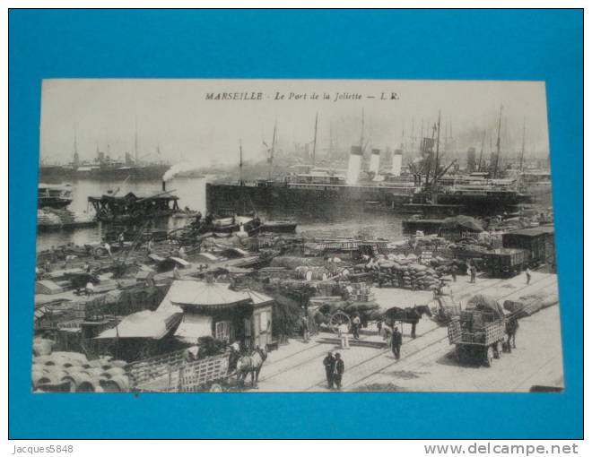 13 ) Marseille - Le Port Et La Joliette - Vue Générale Du Port - Année 1917 - EDIT. L.R - Joliette