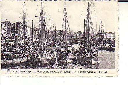 Blankenberghe Le Port Et Les Bateaux De Pêche - Fishing Boats