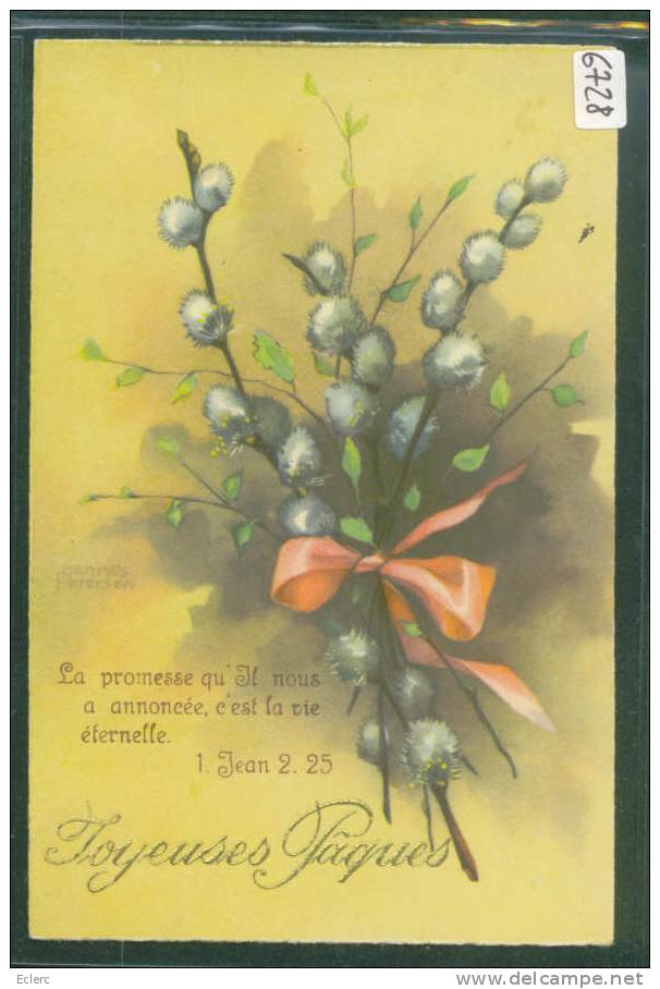 JOYEUSES PAQUES - FLEURS - PAR HANNES PETERSEN - TB - Petersen, Hannes