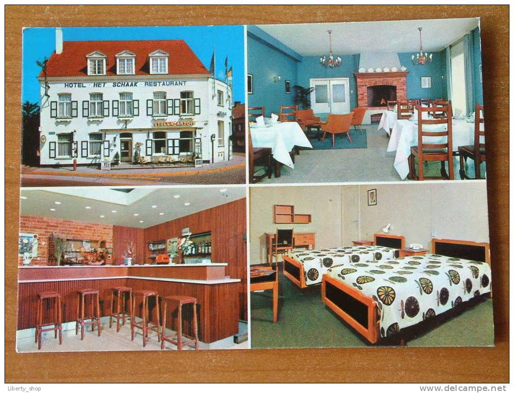 " HET SCHAAK " Hotel - Restaurant / Anno 19?? ( Zie Foto Details ) !! - Oostkamp