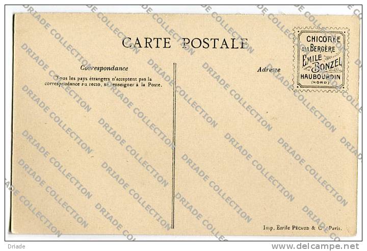 CARTOLINA  SPORT LOTTA LIBERA PUBBLICITA CHICORéE A LA BERGèRE EMILE BONZEL HAUBOURDIN - Lutte