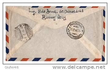 Argentina - Lettera Raccomandata - 95 C. - Posta Aerea