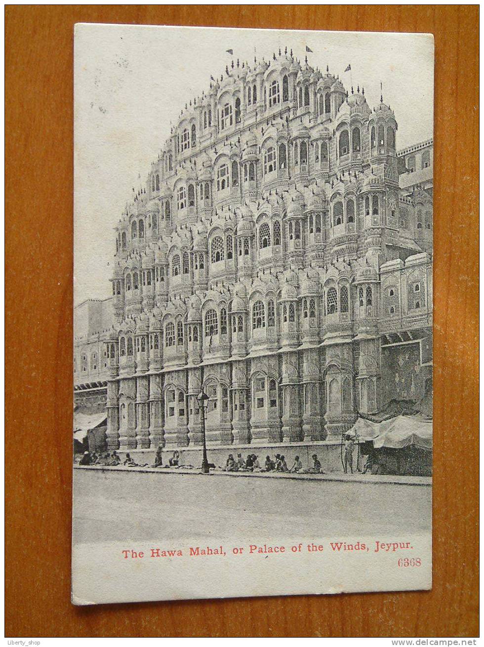 THE HAWA MAHAL, OR PALACE OF THE WINDS, JEYPUR / Anno 1911 ( Zie Foto Details ) !! - India