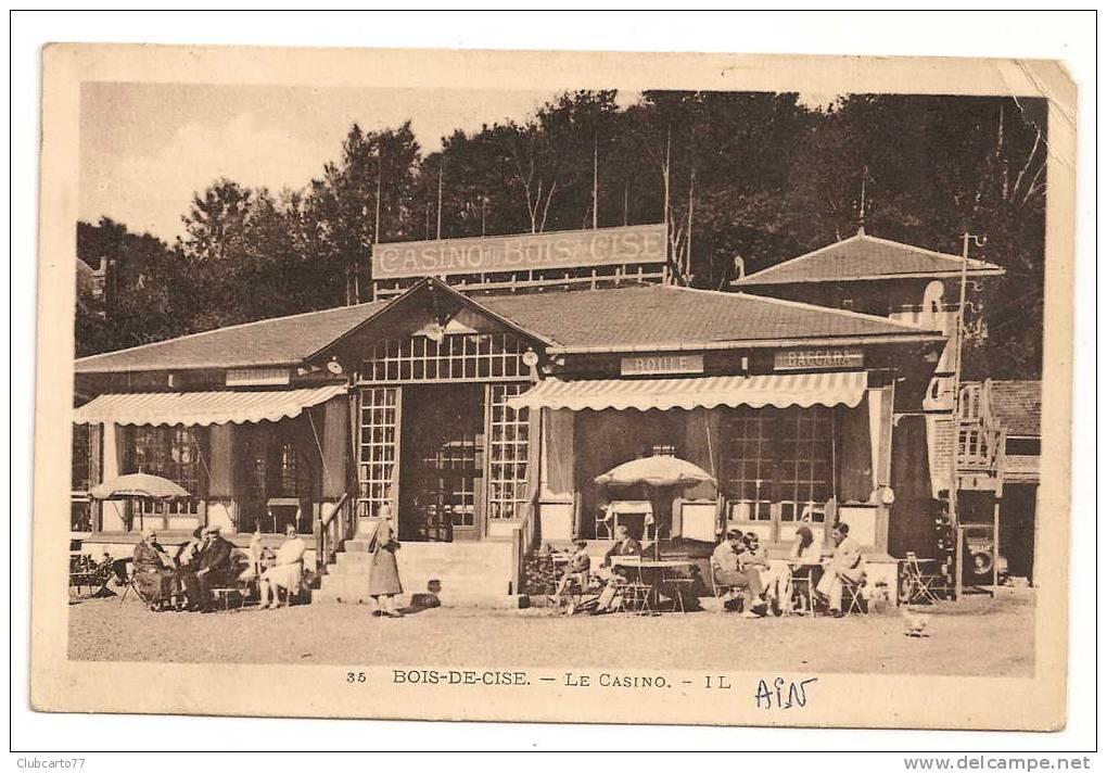 Bois-de-Cise (80) : Casino Environ 1930 (animée). - Bois-de-Cise