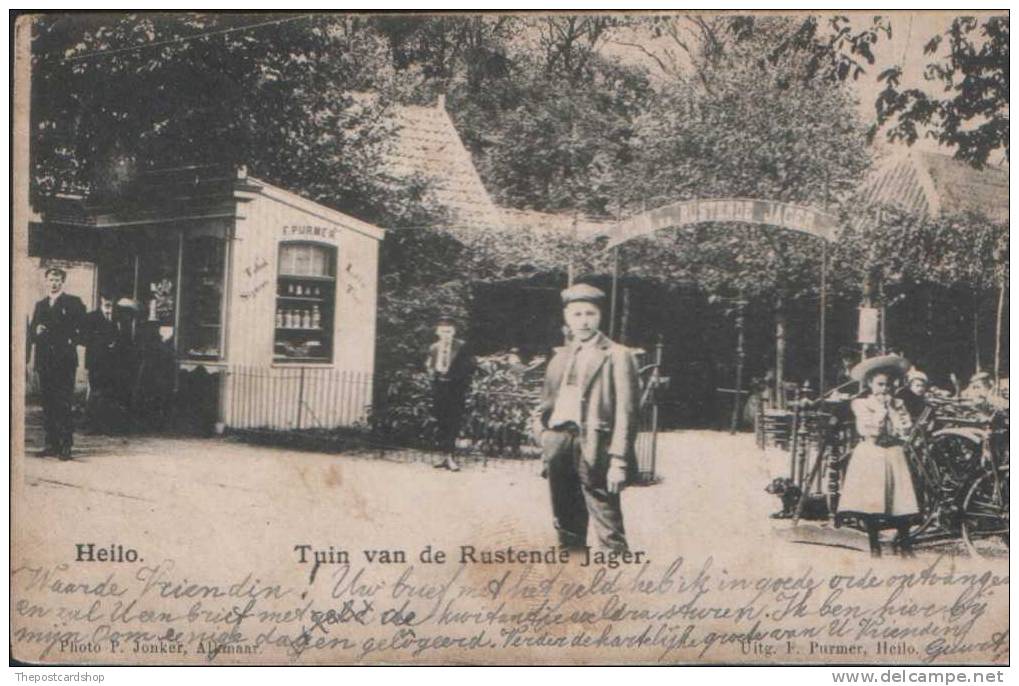 HEILO TUIN VAN DE RUSTENDE JAGER NORD-HOLLAND Nederland NETHERLANDS HOLLAND UNDIVIDED BACK USED 1906 BRIEFKAART PAYS-BAY - Other & Unclassified