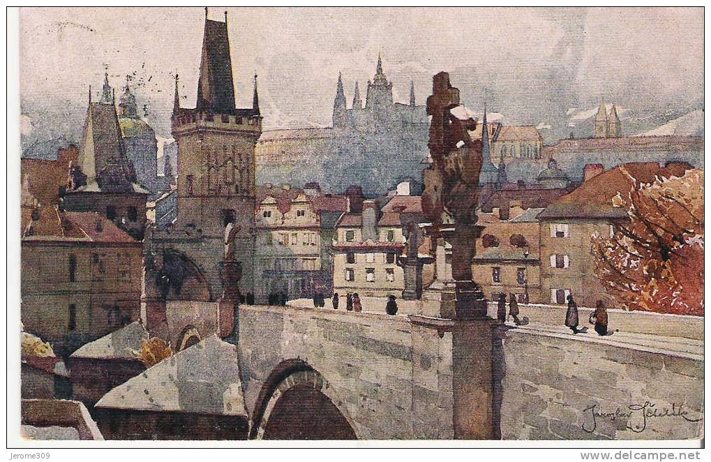 TCHEQUIE - PRAGUE - CPA - N°415 - Tours Du Petit-Côté - PRAHA - Tschechische Republik