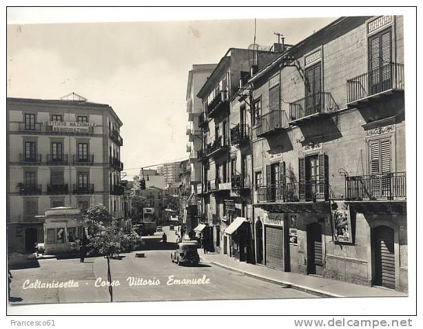 Sicilia CALTANISSETTA Corso Vittorio Emanuele Ed Giannone 75 Nuova Anni '50 - Caltanissetta