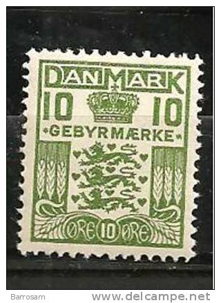 Denmark1926    Michel 15x * Late Fee - Unused Stamps