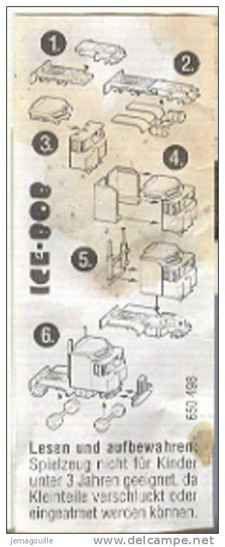 KINDER - 650498 - AMERICAN TRUCKS- Bpz Sans Figurine * - Instrucciones