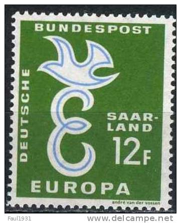 PIA - SARRE - 1958 : Europa  - (Yv 421-22) - Neufs