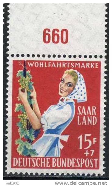 PIA - SARRE - 1958 : Au Service De L´ Humanité  - (Yv 423-26) - Unused Stamps