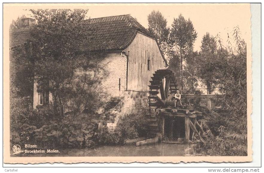 BILZEN- BROECKHEIM MOLEN- MOULIN-WATERMOLEN!!! - Bilzen