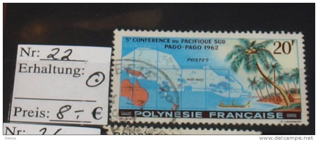 Polynesie Francaise Michel Nr: 22 O Used Gebraucht #4888 - Used Stamps