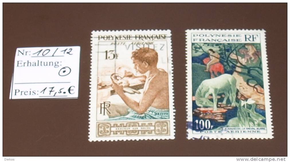 Polynesie Francaise Michel Nr: 10. 12  O Used Gebraucht   #4889 - Used Stamps