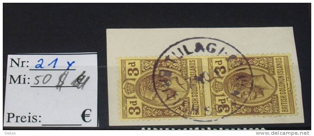 British Solomon Islands  Michel Nr: 21  O Used Gebraucht  #4889 - Islas Salomón (...-1978)