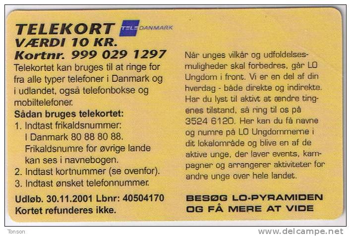 Denmark, CP 045, Lo I Danmark, Only 1600 Issued. 2 Scans. - Denmark