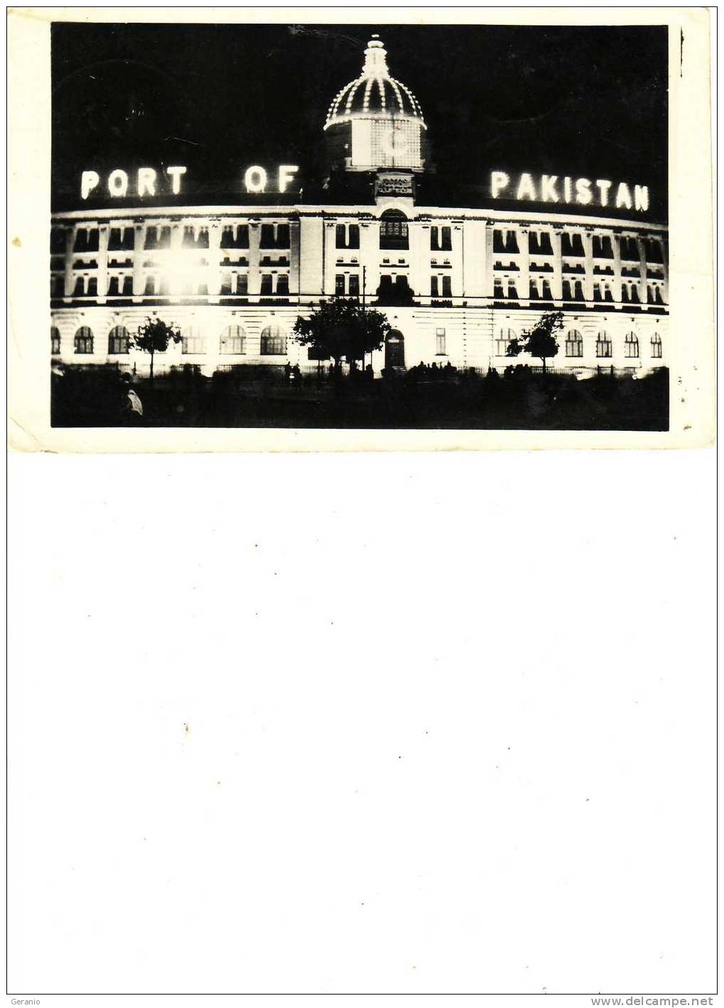 HOTTEL PORT OF PAKISTAN  VIAG 1930 FOR. PICC. - Pakistán