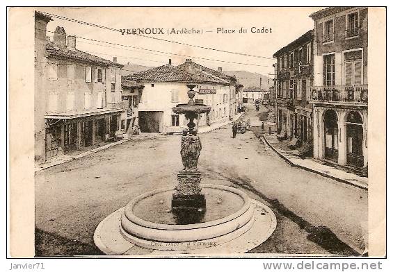 Vernoux. Place Du Cadet - Vernoux