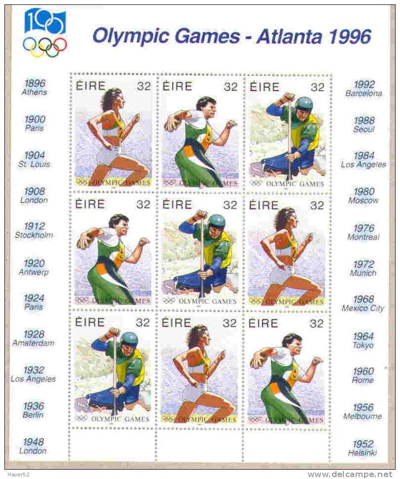 Sport Olympic Games 1996 - Blocs-feuillets