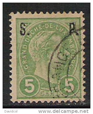 Q292.-. LUXEMBURGO .-. 1895 .-. SCOTT #: O78 .-. USED-. OFFICIAL STAMP. - 1895 Adolphe Profil