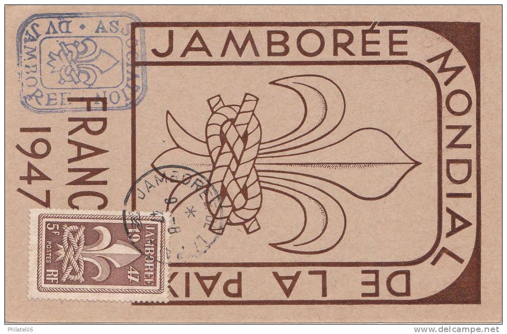 SCOUTISME  JAMBOREE DE LA PAIX  1947 - Other & Unclassified