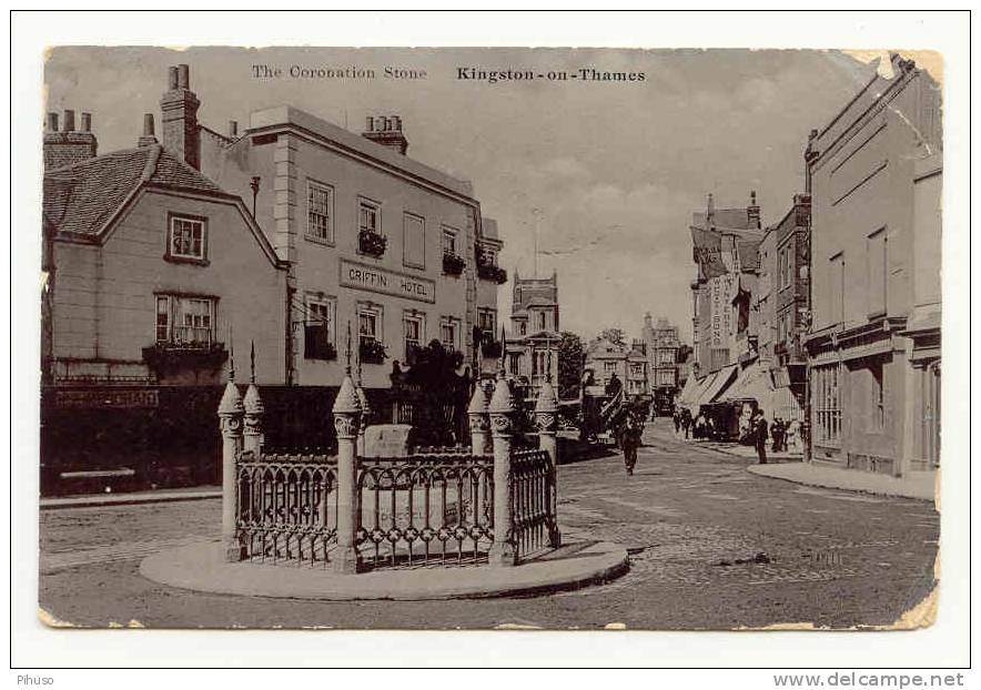 UK427 : KINGSTON-ON-THAMES : The Corronation Stone - Andere & Zonder Classificatie