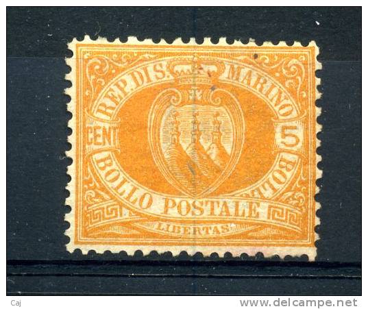 Saint-Marin  -  1877  :  Yv  2  (*) - Unused Stamps