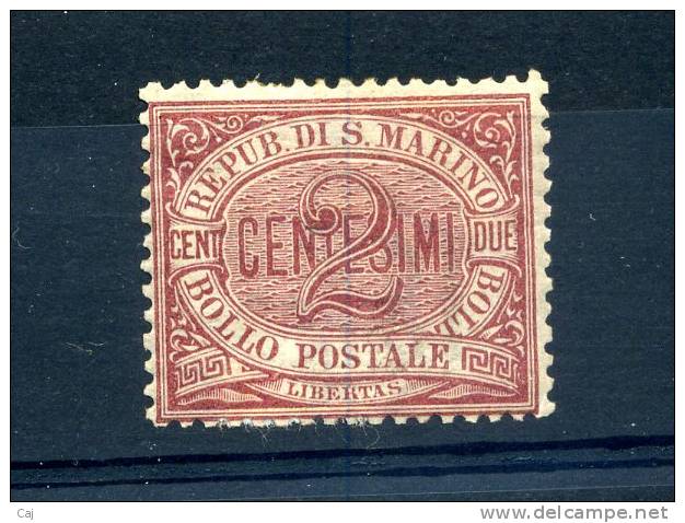 Saint-Marin  -  1895  :  Yv  26  *    ,   N3 - Nuovi