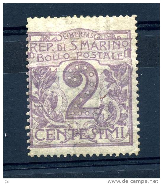 Saint-Marin  -  1903  :  Yv  34  * - Nuevos