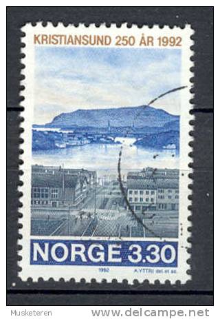 Norway 1992 Mi. 1099  3.30 Kr Stadansicht Von Kristiansund - Oblitérés