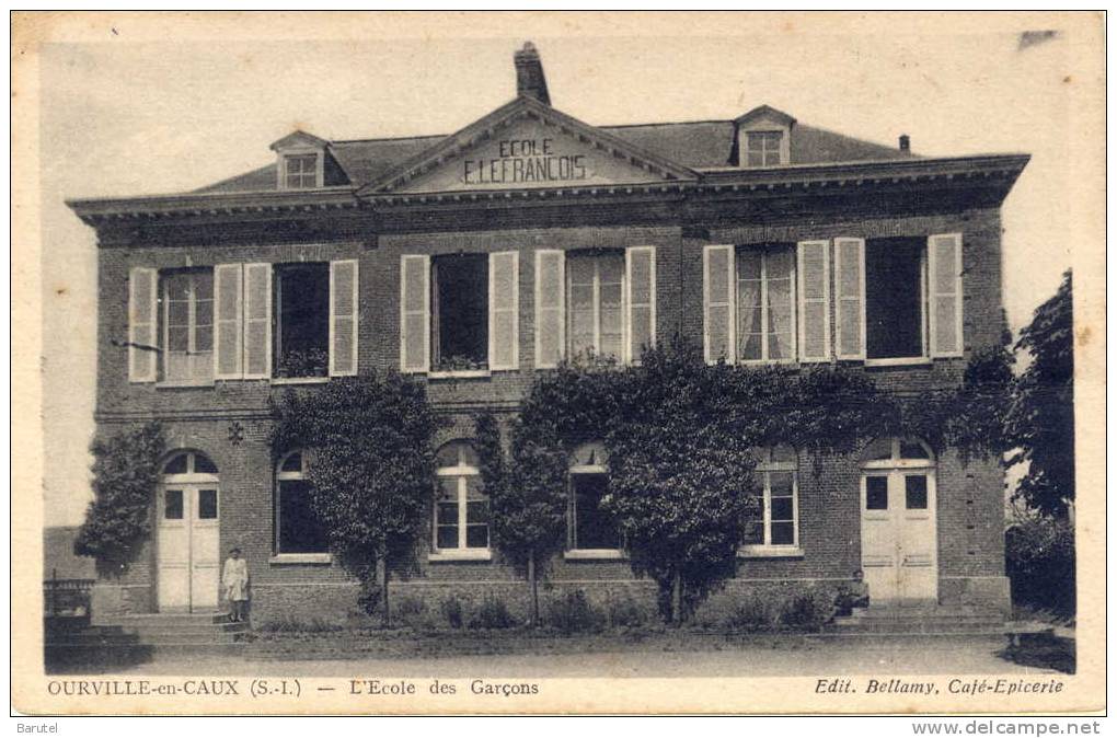 OURVILLE EN CAUX - L´Ecole Des Garçons - Ourville En Caux