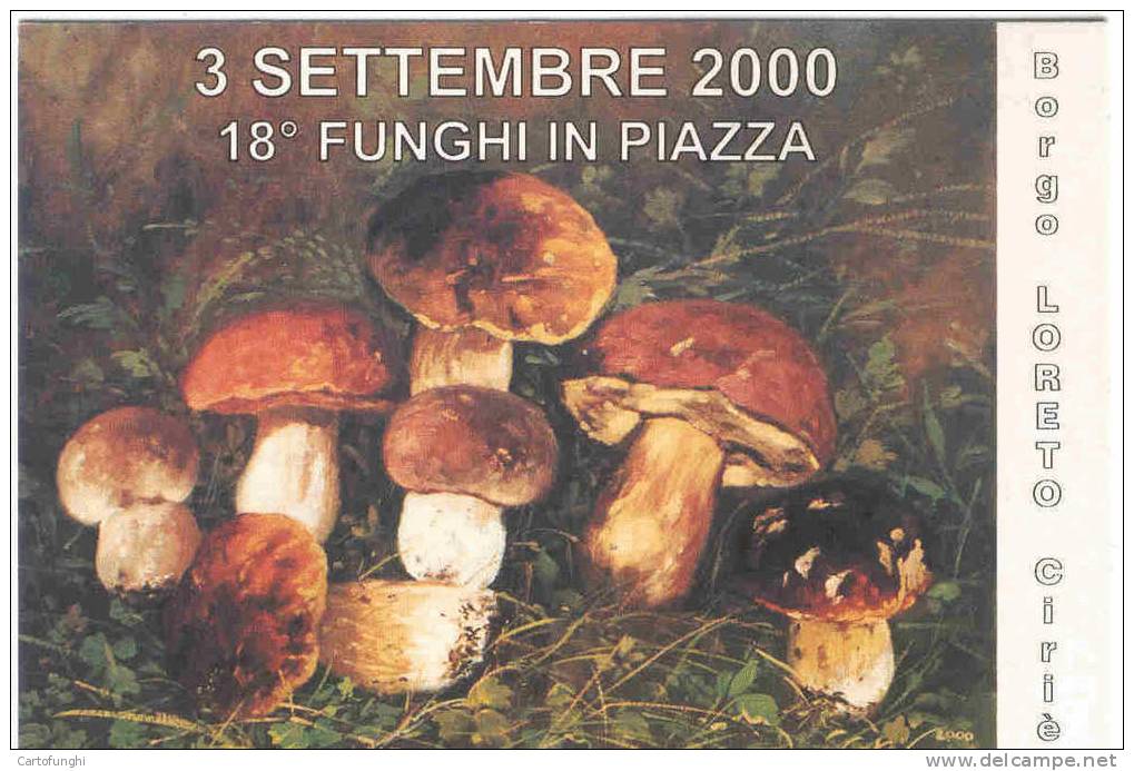 CIRIE'  FUNGHI IN PIAZZA SETTEMBRE 2000 FUNGHI   CHAMPIGNONS &ndash; MUSHROOMS  PILZE  PILZE  GIANESINI SERGIO - Funghi