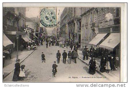 Agen.    47   . Bd De La République .. - Agen