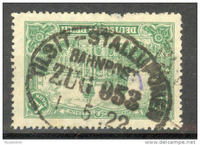 Germany Empire Klaipeda Railway Bahnpost TILSIT - STALLUPÖNEN (Ostpreußen) Zug 953 Deluxe Stempel Cancel 1922 SCARCE !! - Klaipeda 1923