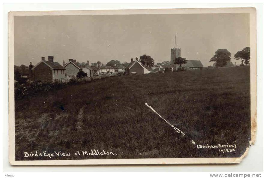 UK442 : MIDDLETON : Bird's Eye View ( RPPC) - Altri & Non Classificati