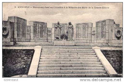 Annonay - Monument élevé Au Cimetière à La Mémoire Des Morts De La Grande Guerre : Achat Immédiat - Annonay