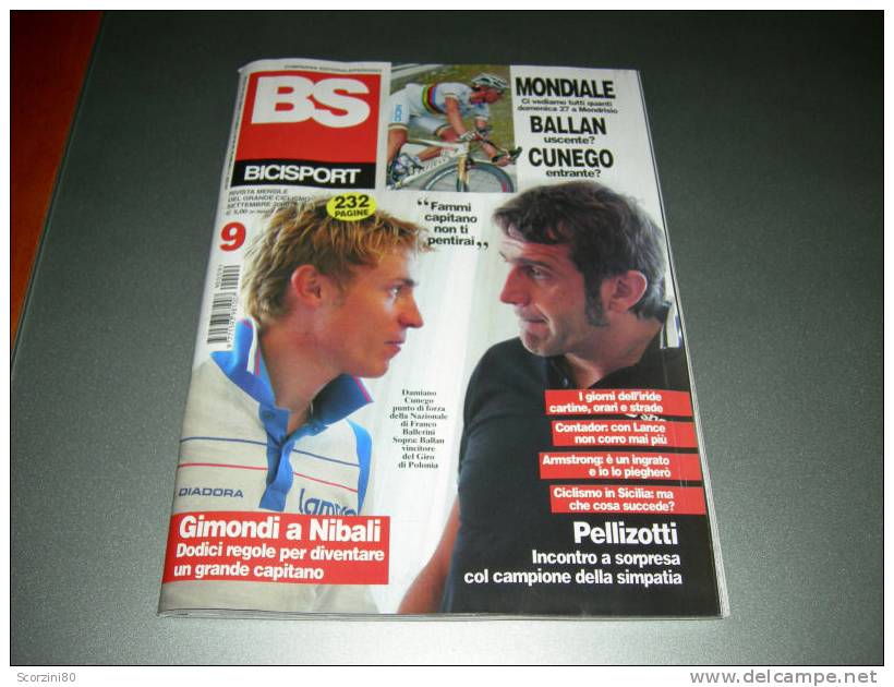 BS Bicisport 2009 N° 9 Settembre (Ballerini-Cunego) - Deportes