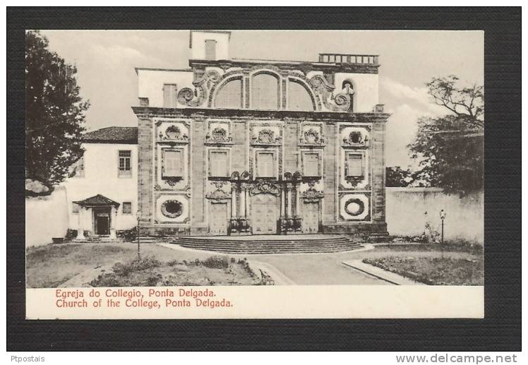 AÇORES AZORES (Portugal) - S. Miguel - Egreja Do Collegio Ponta Delgada - Açores