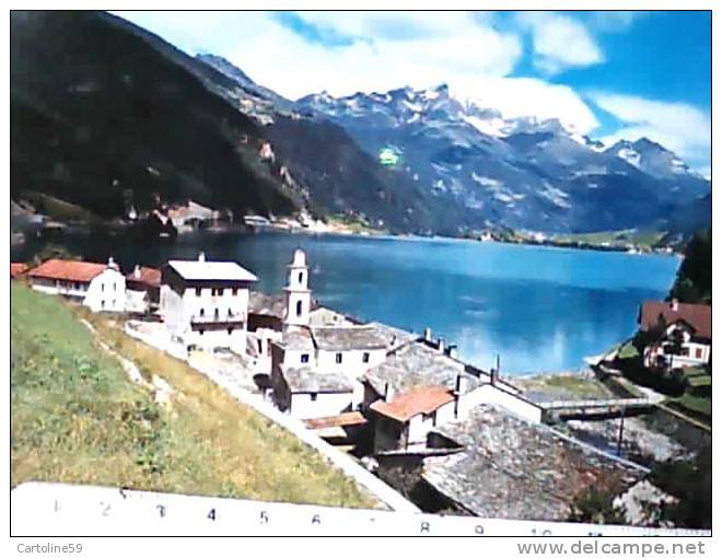 SVIZZERA SUISSE MIRALAGO POSCHIAVO CON PIZZO VERONA  VB1973 STAMP SKI ST MORITZ 74  CB4147 - Poschiavo