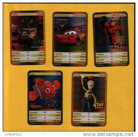 Delhaize Disney Pixar 5 Gouden Kaartjes - Speelkaarten