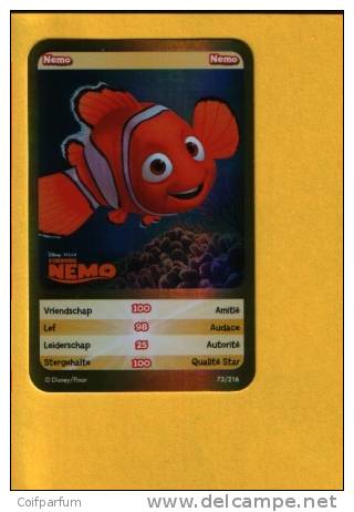 Delhaize Disney Pixar Gouden Kaart N°73 - Speelkaarten