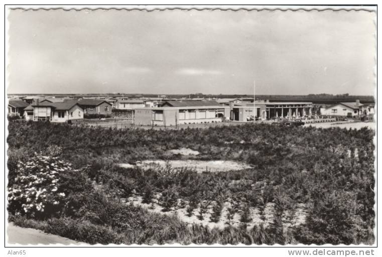 Kamperland Netherlands Real Photo Postcard, 'De Banjaard' And Hotel Kamperduin - Middelburg