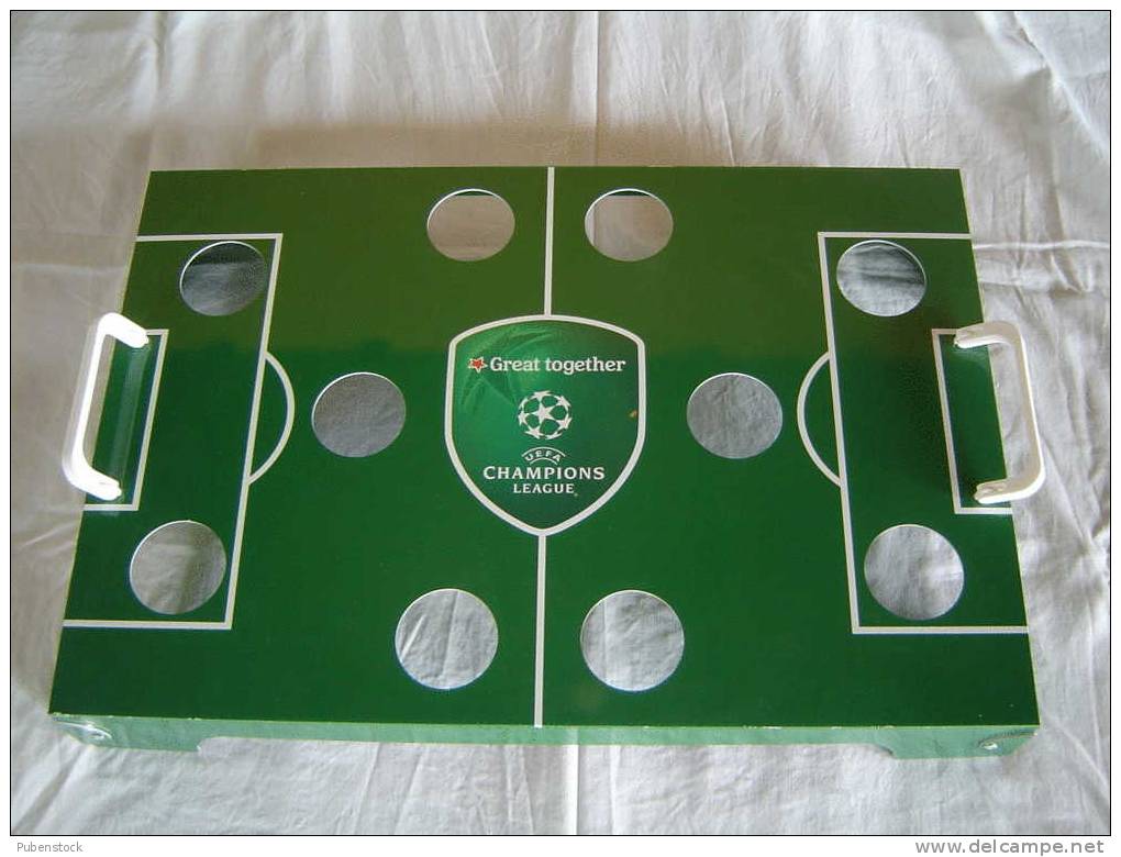 RARE Plateau "HEINEKEN" Terrain De Foot. Champions League - Sonstige & Ohne Zuordnung