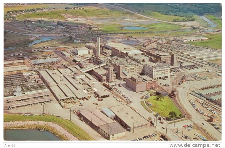 Sioux Falls SD, John Morrell & Co. Meat Packing Plant On C1960s Vintage Postcard, Industry Factory - Sioux Falls
