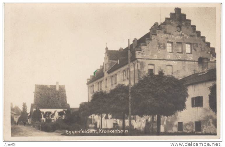 Eggenfelden Bavaria Germany, Krankenhaus Hospital On C1930s(?) Vintage Real Photo Postcard - Eggenfelden