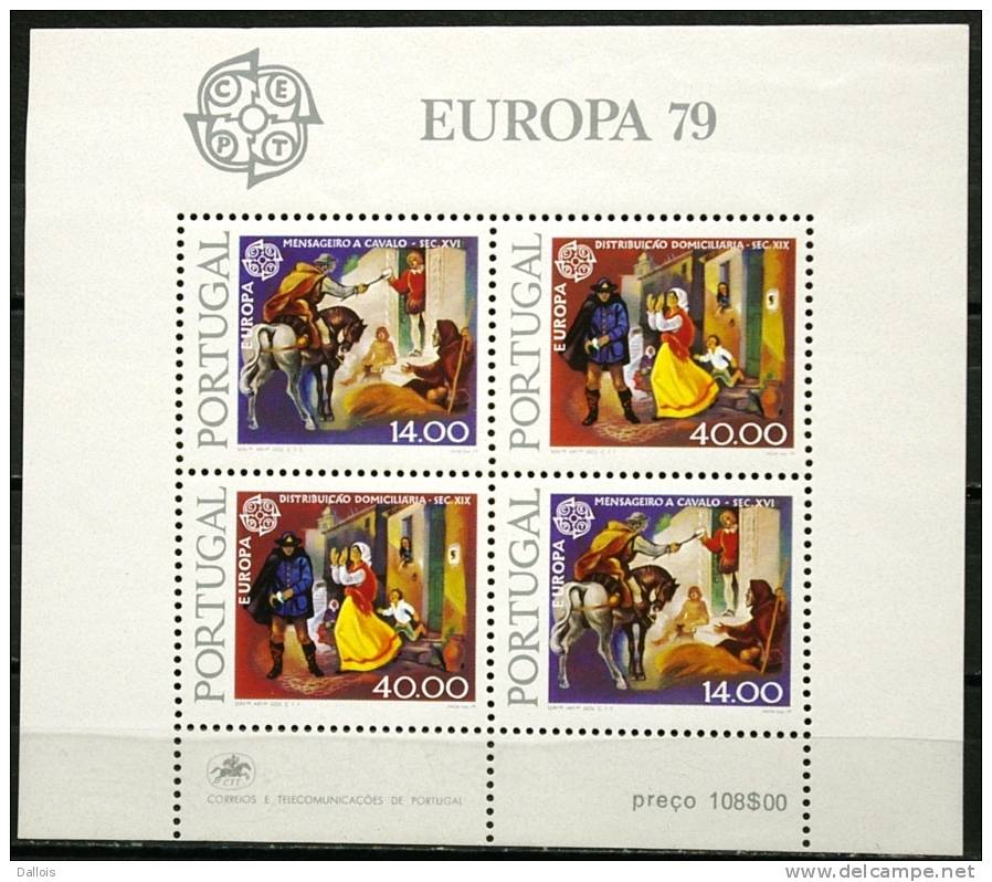 Portugal - 1979 - Europa - Distribution Du Courrier - Mail Delivery - Neuf - 1979