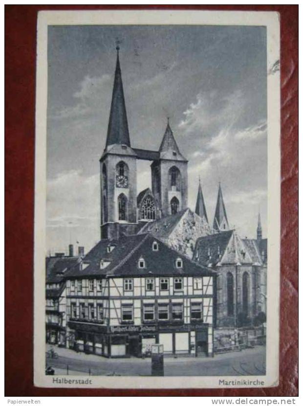 Halberstadt - Halberstädter Zeitung, Martinikirche - Halberstadt