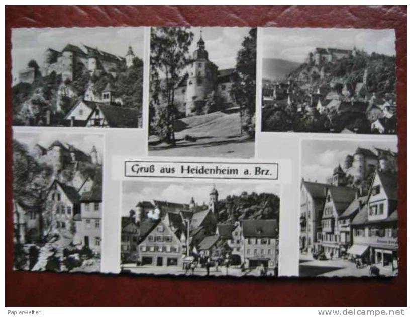 Heidenheim An Der Brenz - Mehrbildkarte Schloss + Stadt - Heidenheim