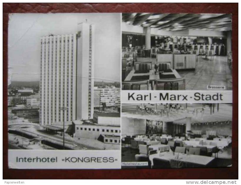 Chemnitz / Karl-Marx-Stadt- Interhotel Kongress - Chemnitz (Karl-Marx-Stadt 1953-1990)